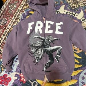Luetta 1980 free Palestine Dancer zip up hoodie